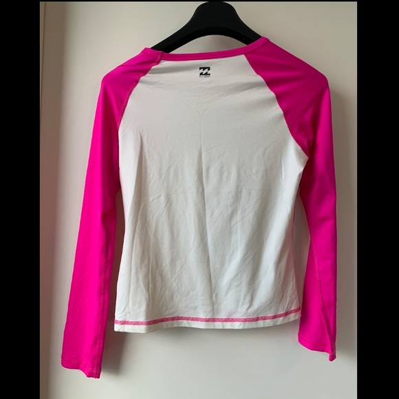 Billabong Long Sleeve Rashguard. Girl 12 - Picture 2 of 3